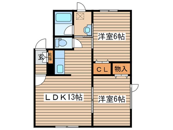 ｺ-ﾎﾟＡＳＡＨＩの物件間取画像